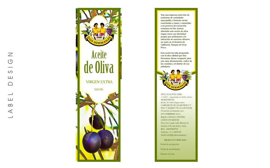 Label Design Aceite