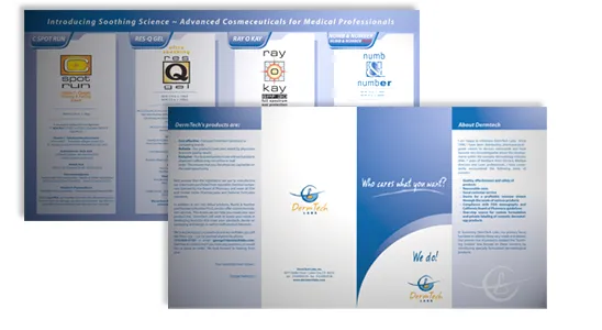 Brochure Design Dermtech